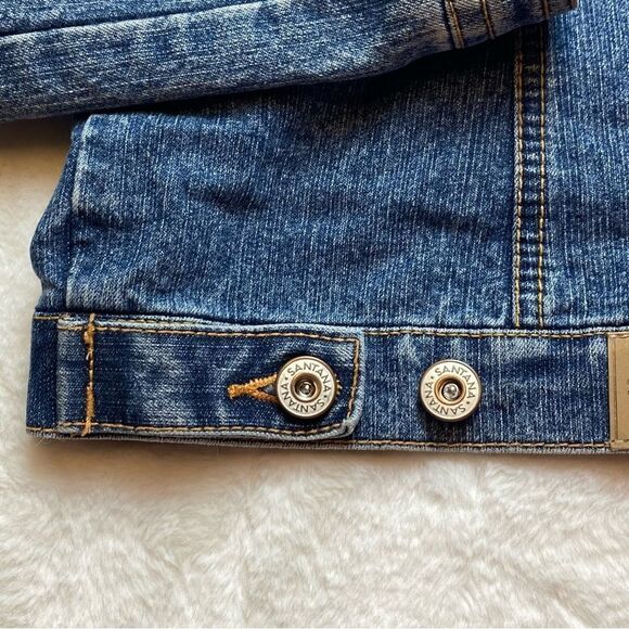 Santana Jeans Authentic Denim Jacket Size Medium - Picture 9 of 12